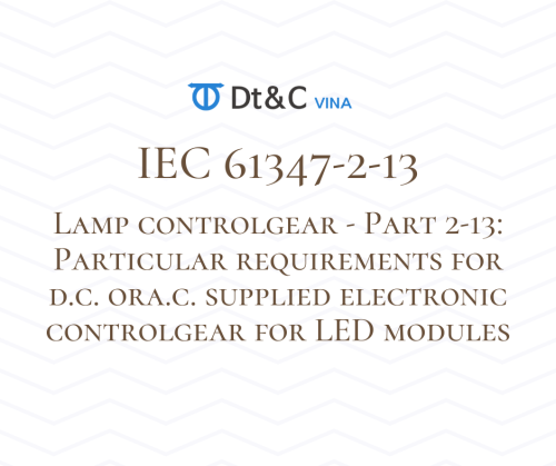 Standard IEC 61347-2-13