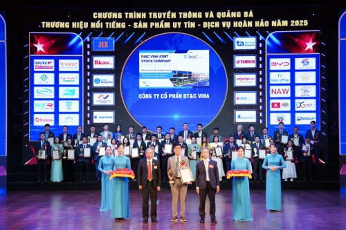 Dt&C Vina vinh dự vào Top 10 Doanh nghiệp cung cấp dịch vụ hoàn hảo năm 2025