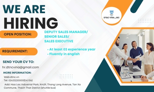 Recruit Deputy Sales Manager/ Senior Sales/ Sales Executive