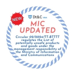 [Mới nhất] Thông tư 02/2024/TT-BTTTT quy định Danh mục sản phẩm, hàng hóa có khả năng gây mất an toàn thuộc trách nhiệm quản lý của Bộ Thông tin và Truyền thông